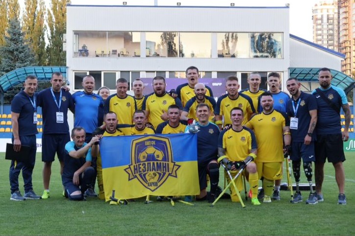 Відбувся перший етап Чемпіонату України з ампфутболу